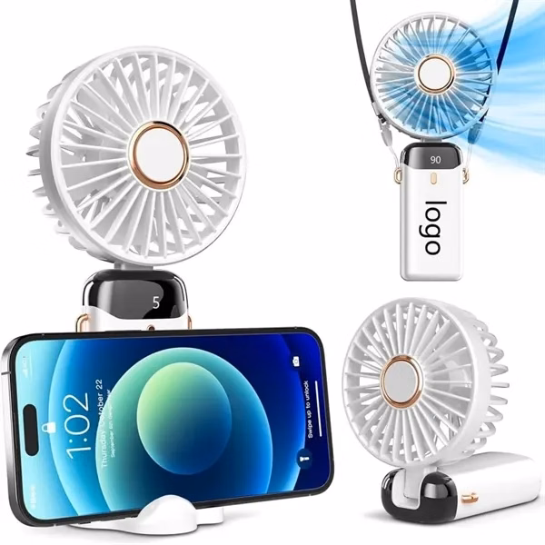 Battery Operated Fan with Base for Desk, Travel and Daily Use