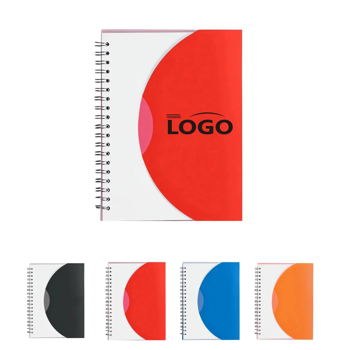 Medium Spiral Curve Notebook 1