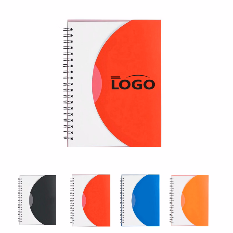Medium Spiral Curve Notebook