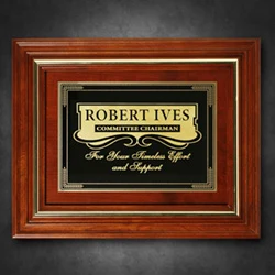 Americana Plaque with Wood Insert 1
