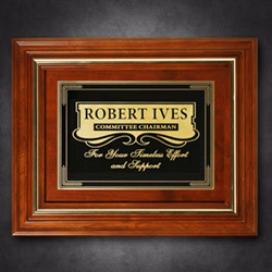 Americana Plaque with Wood Insert