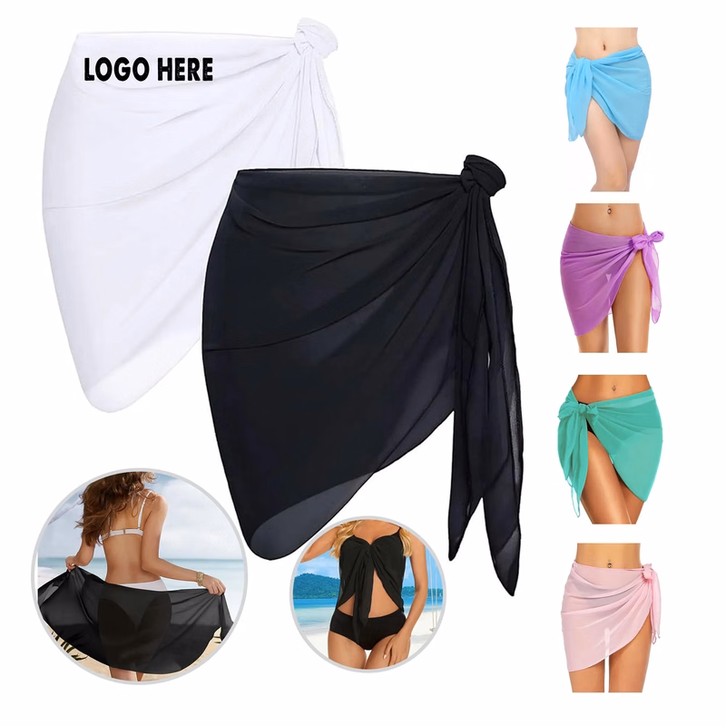 Womens Beach Bikini Wraps Short Sarongs
