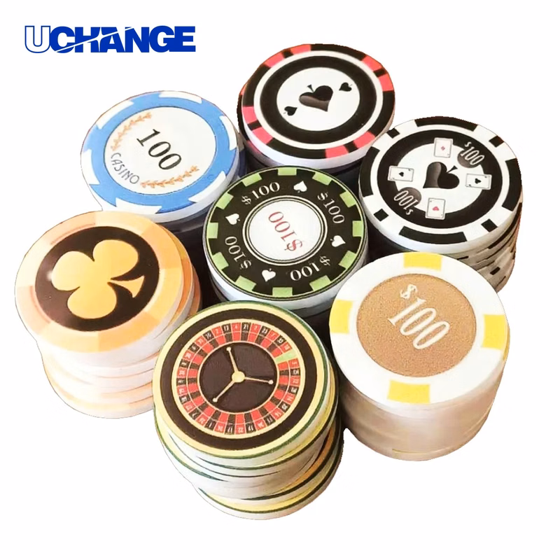 Acrylic Poker Chips for Games