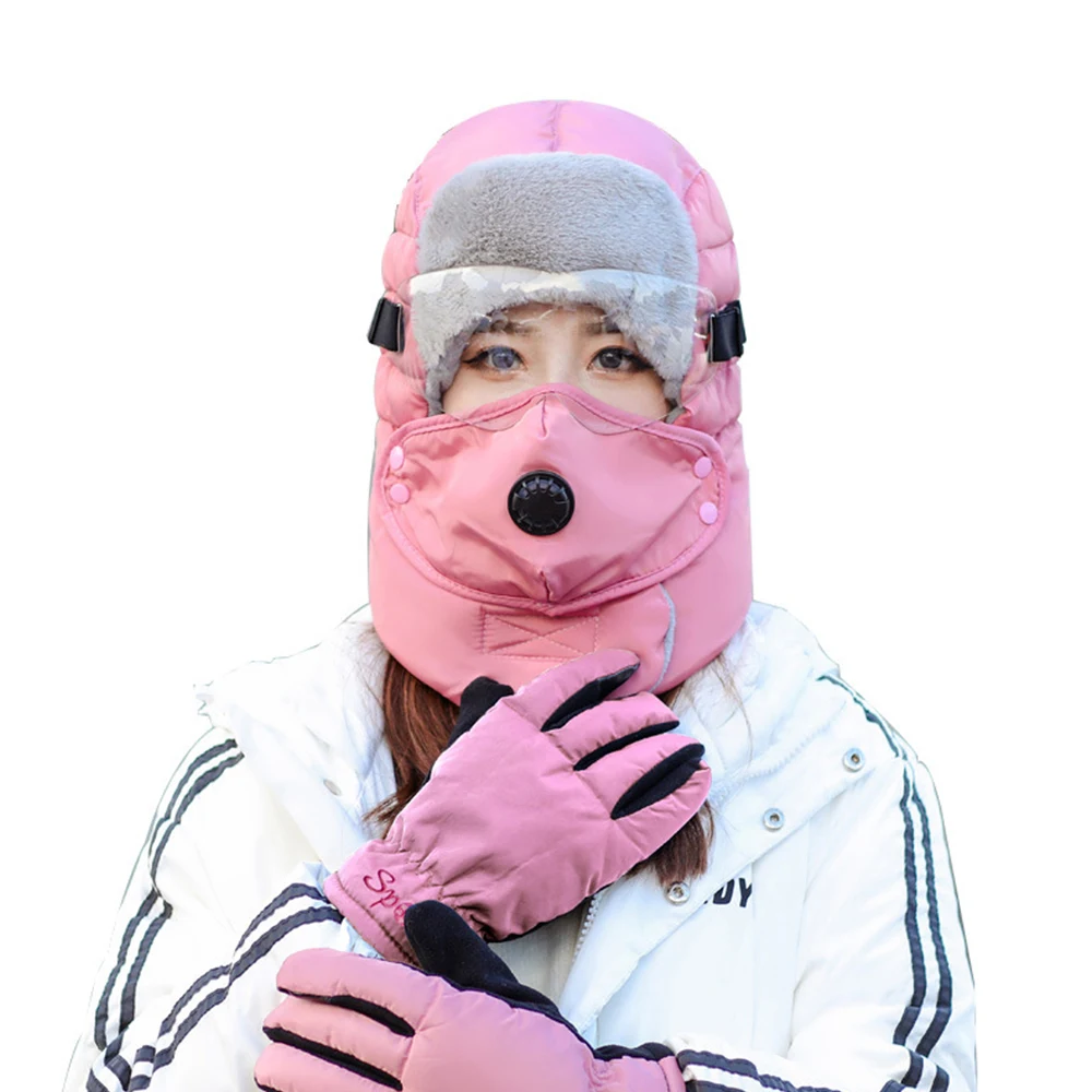Cycling windproof thickened warm cotton hat 1