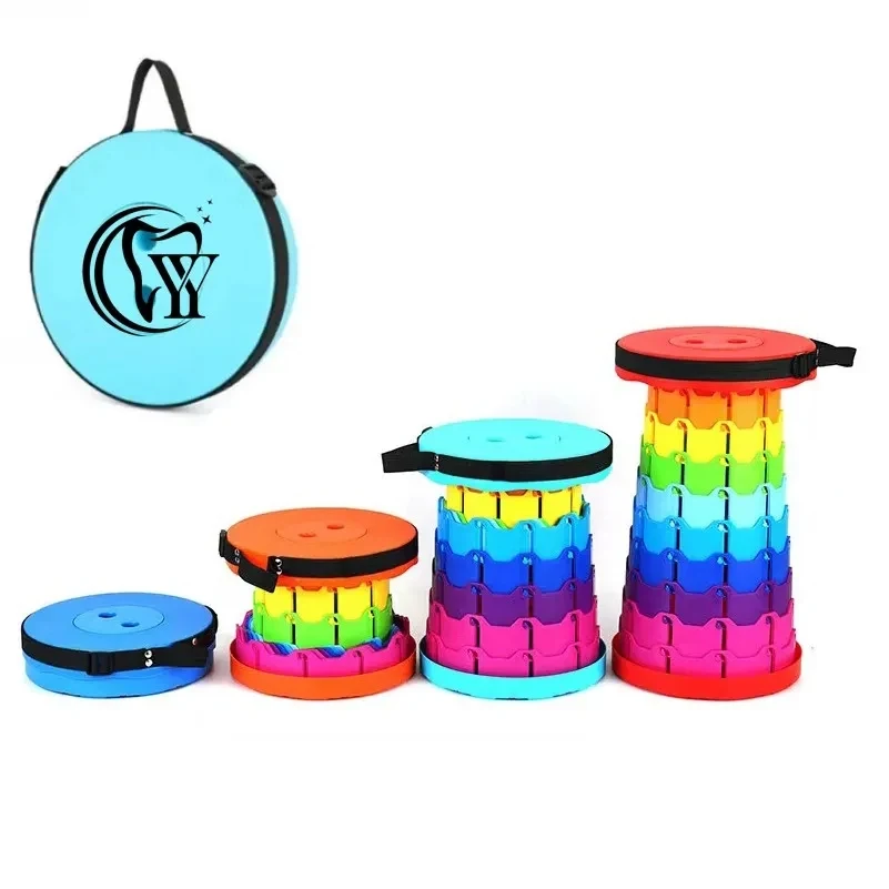 Retractable Folding Rainbow Stool 1