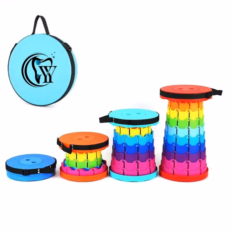 Retractable Folding Rainbow Stool