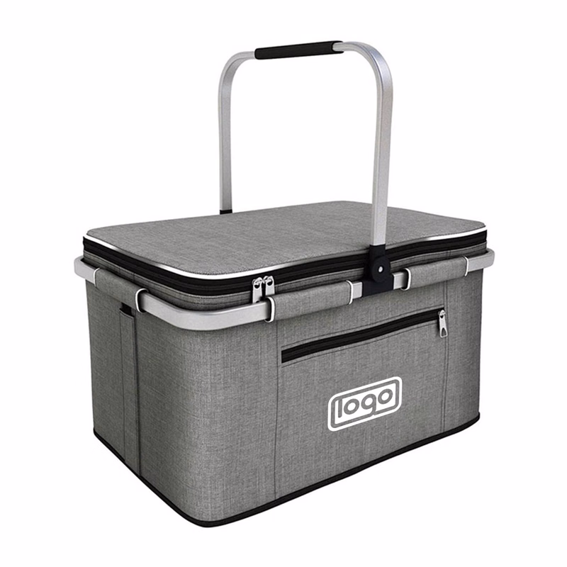 Large Capacity Waterproof Insulated Foldable Picnic Basket