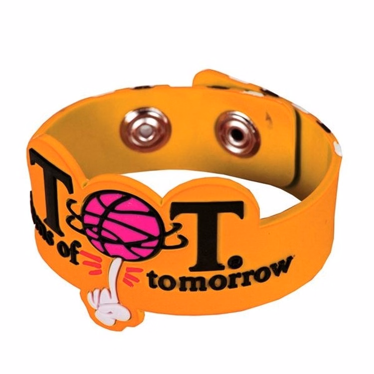 Soft PVC Clip Bracelet 3D