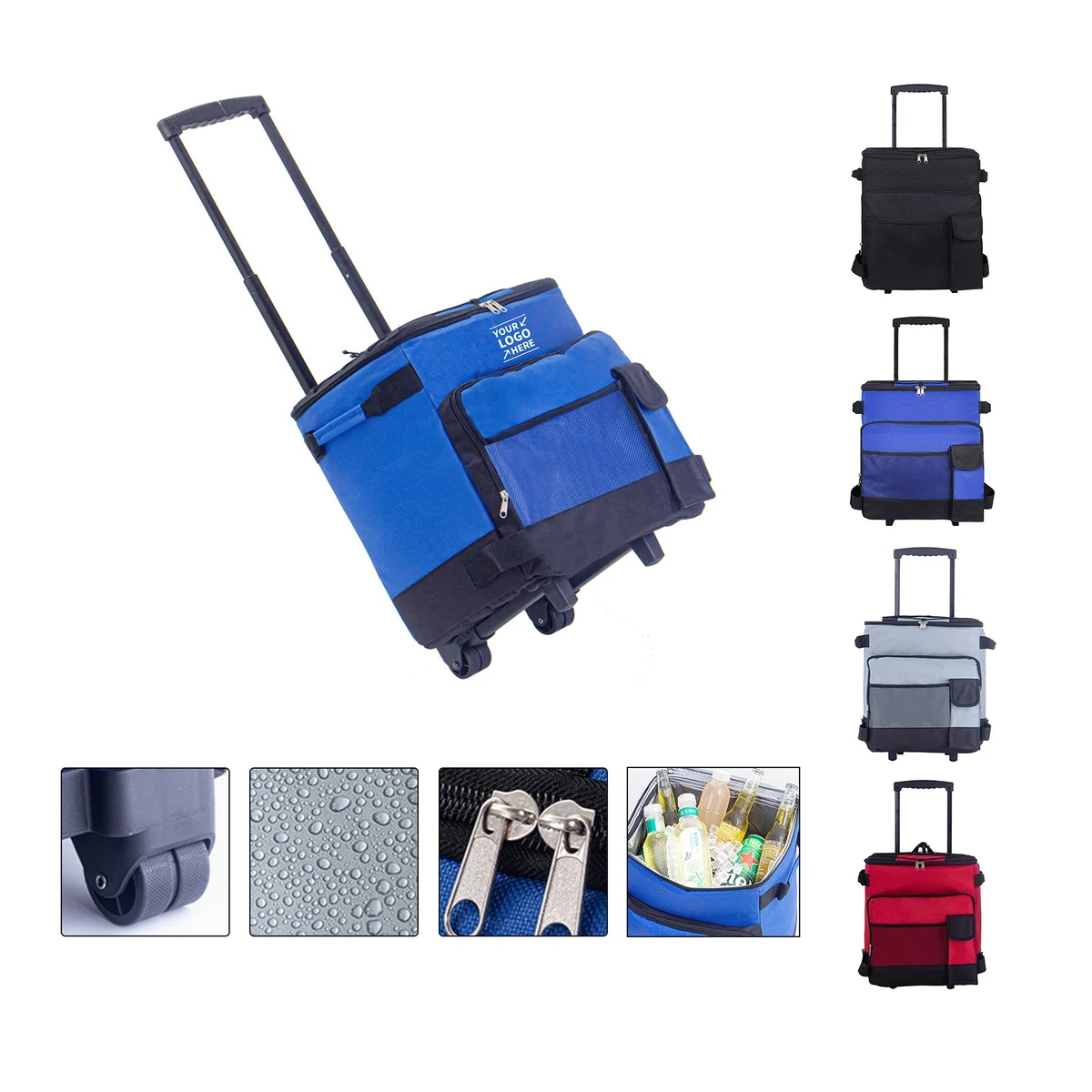 Collapsible Cooler with Wheels 1
