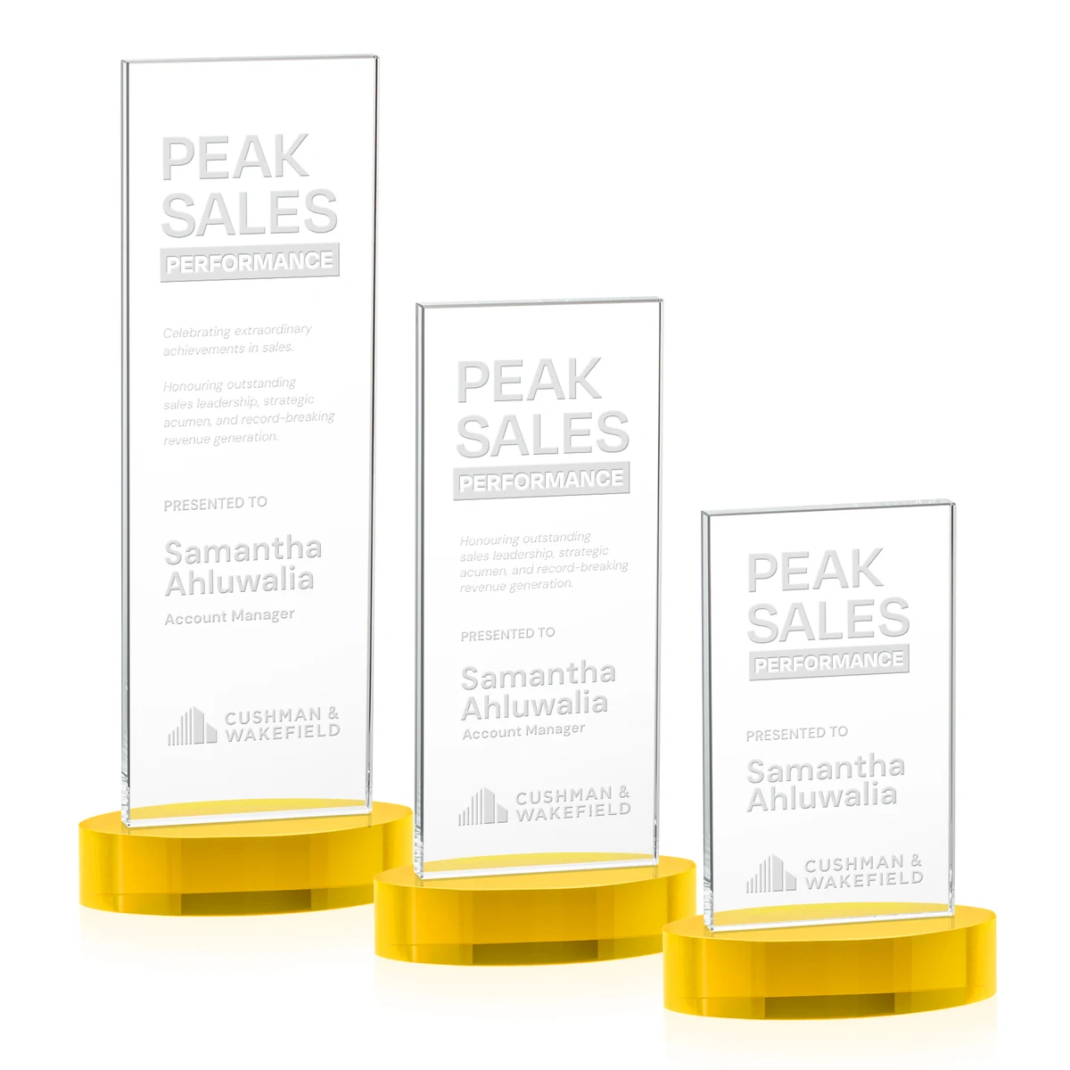 Heathrow Award on Alberton Base - Gold 1