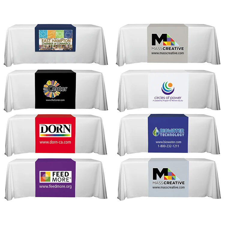 "Roger Six" 60" L Table Runners (PhotoImage Full Color) / Accommodates 3 ft Table and Larger 1