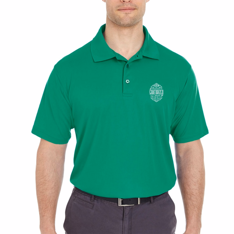 UltraClub Men's Cool & Dry Mesh Piqué Polo Shirts
