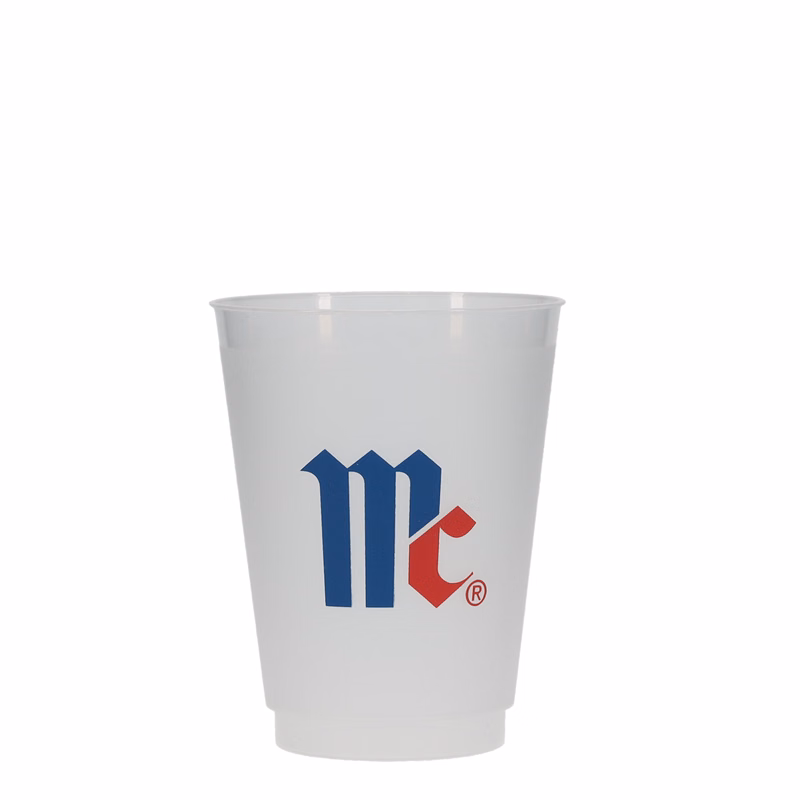 16 oz Frost-Flex Plastic Cup Frosted Tradition Print