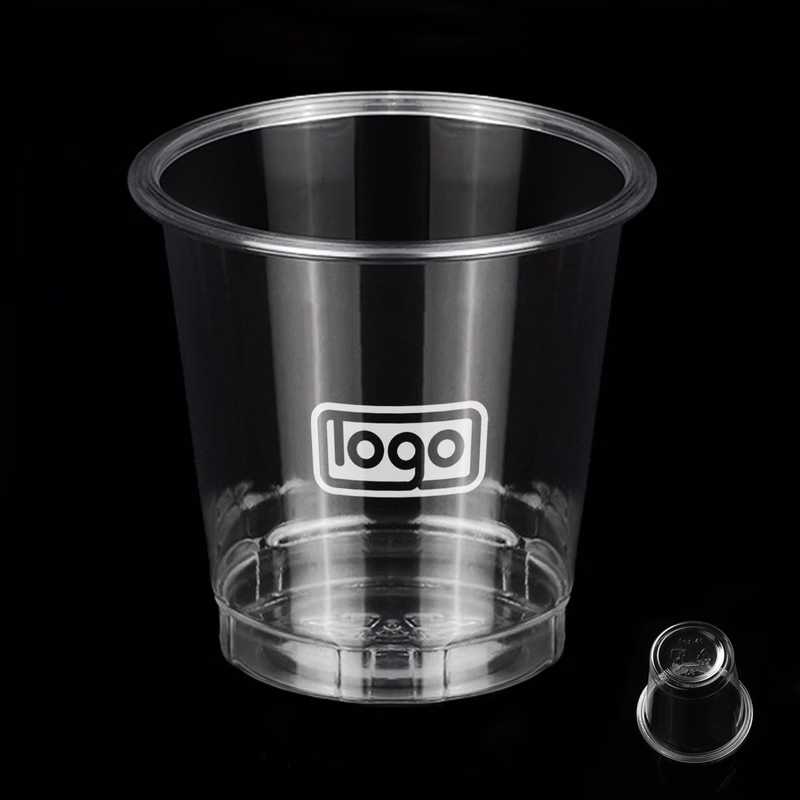 50-Piece 2oz Clear PET Disposable Plastic Cups