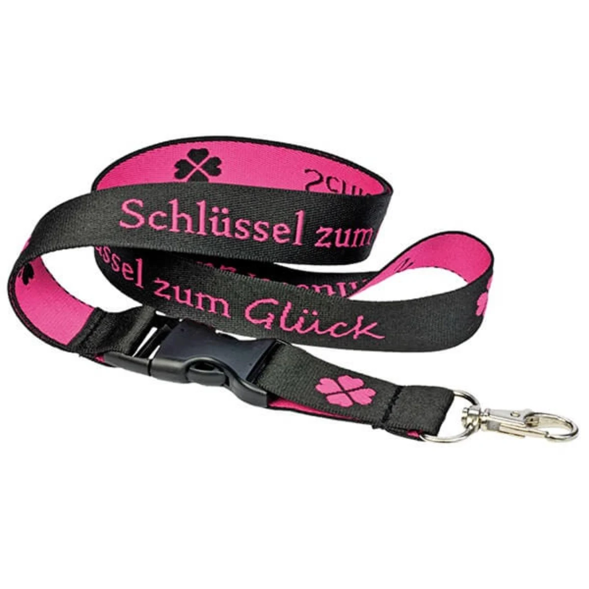 3/4" Woven Lanyards with Detachable Buckle Release 1