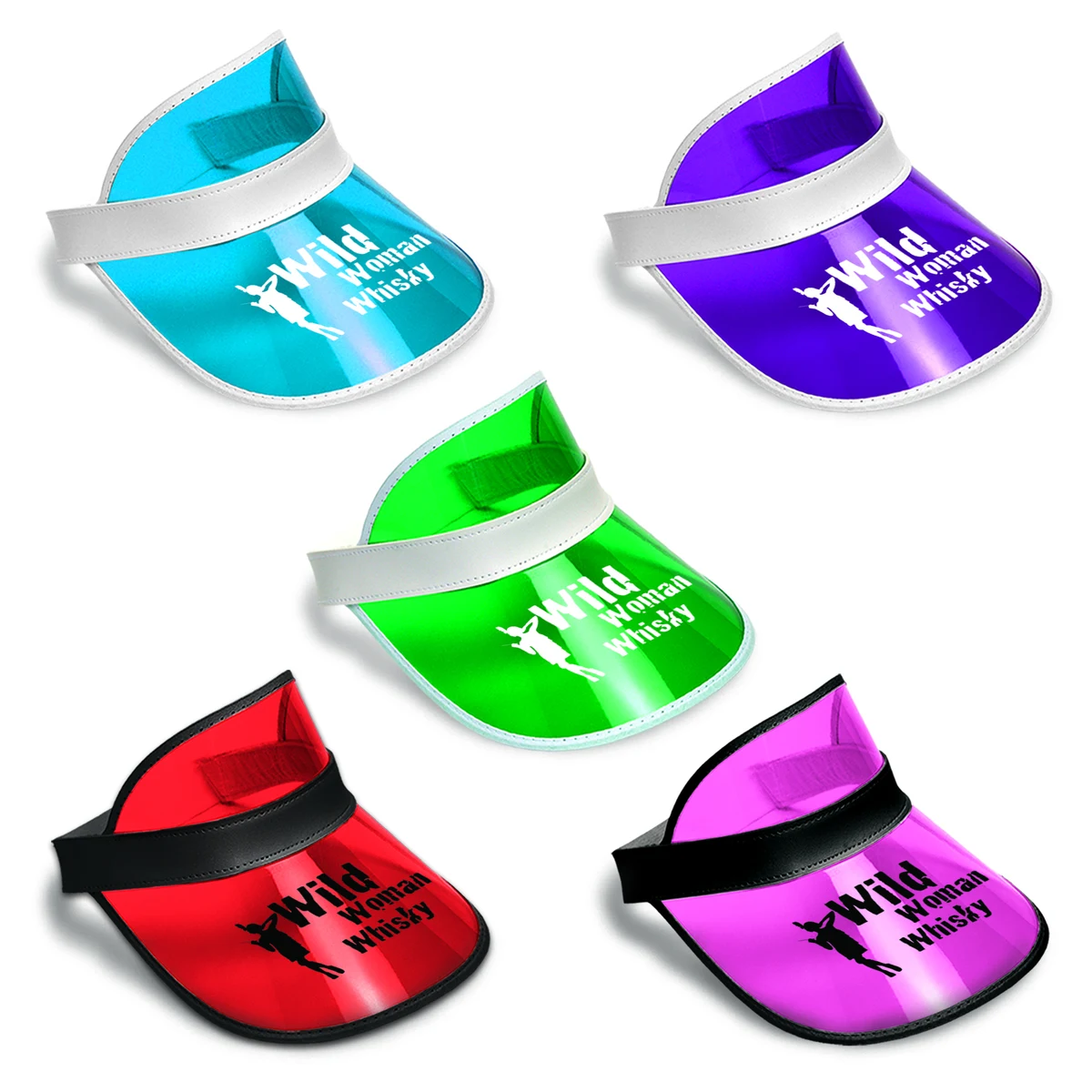 Plastic Dealer Visor w/ a 1-Color Custom Direct Pad Print 1