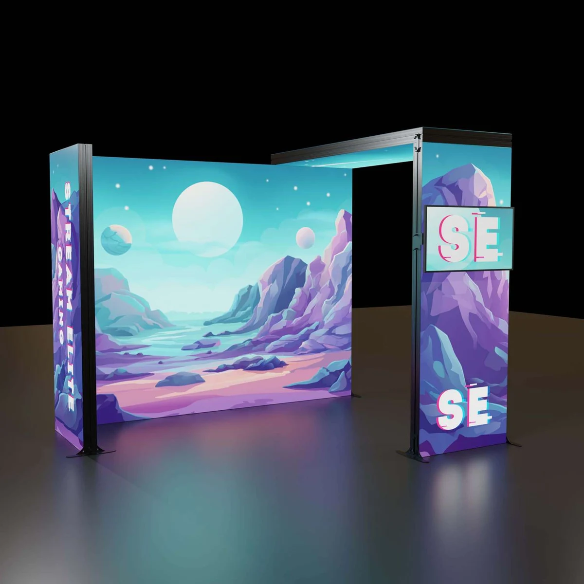 8'H Astra Modular Booth Kit 4 1