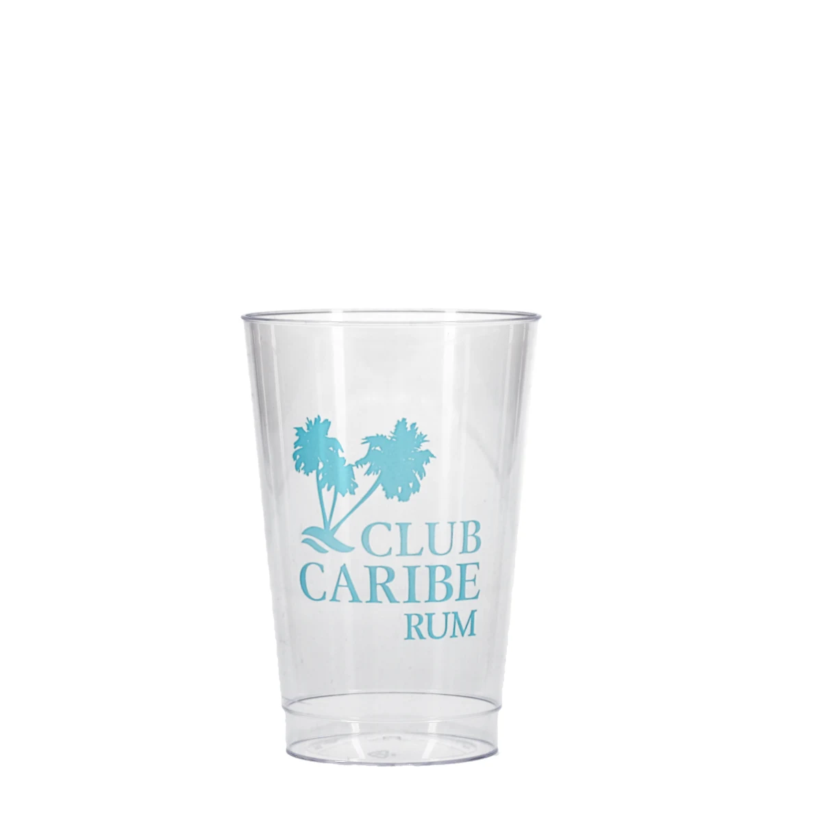 12 oz Hard Plastic Smooth Cup Clear Hi-Speed Print 1