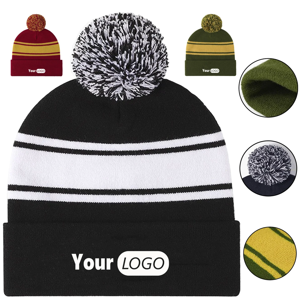 Custom Jacquard Beanie 1