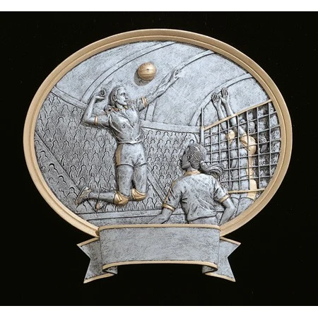 Volleyball Female Legend Plate 1