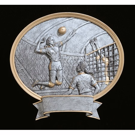 Volleyball Female Legend Plate