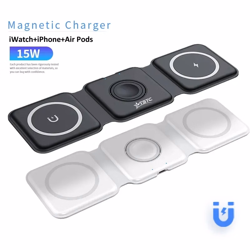 3 in 1 Wireless Charger for iPhone & iWatch & AirPods