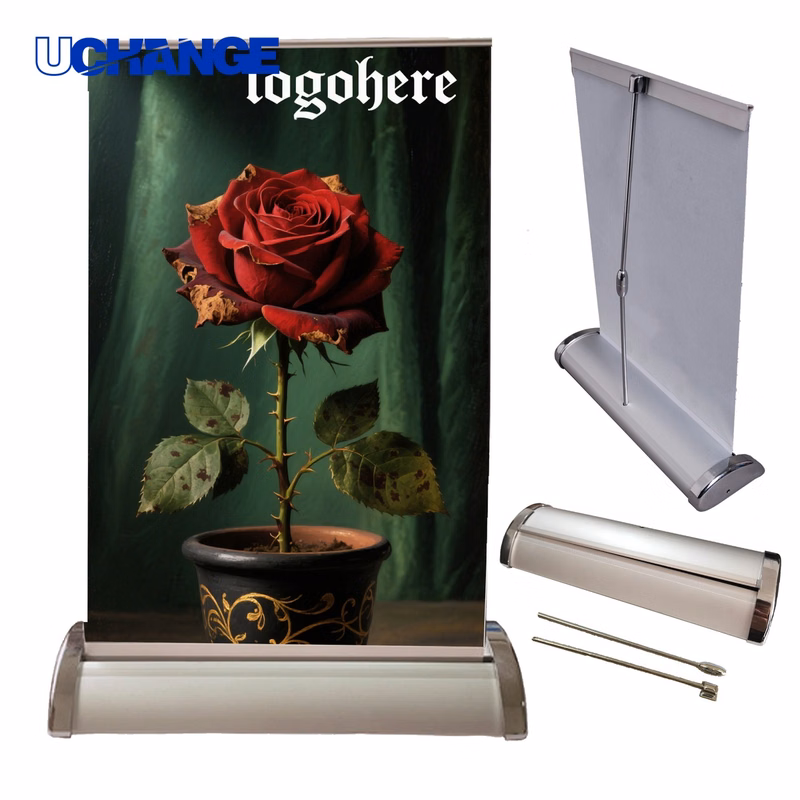 Tabletop Roll-Up Banner Display