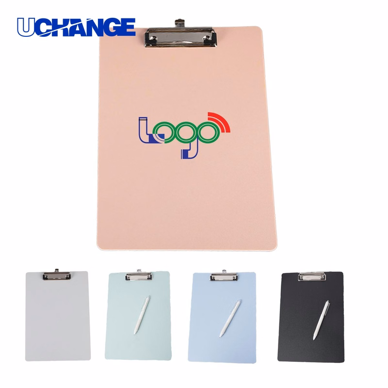 Plastic Folder with Metal Clip