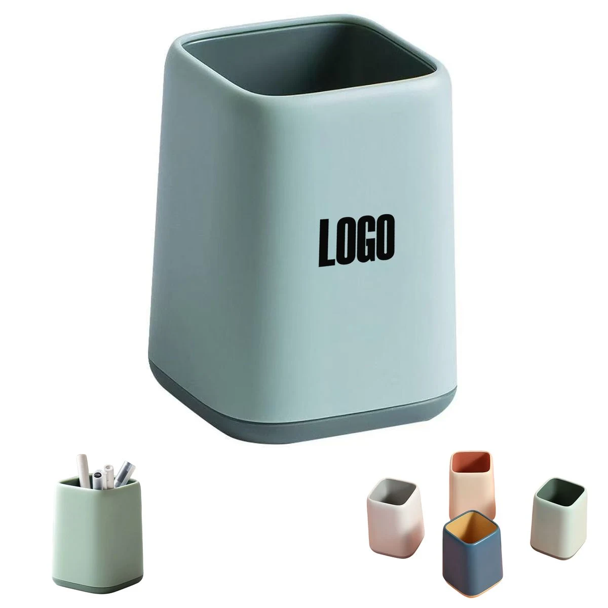 MOQ 20 Piece Color Block Pen Holder 1