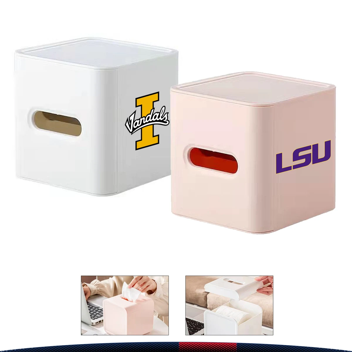 Square Desktop Tissue Box 1