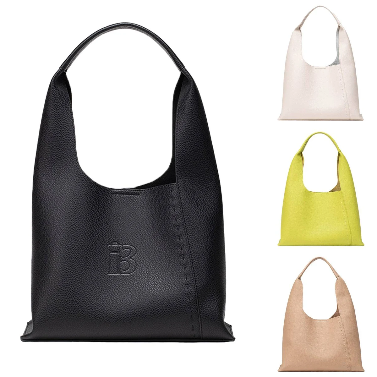 Handbags for Women Vegan PU Leather Tote Bags, custom tote bag with logo imprint 1