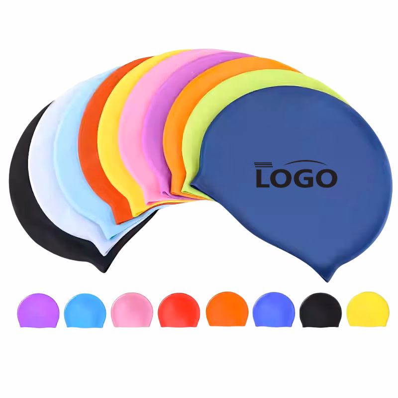 Flexible and Quick-Drying Silicone Swim Cap for Swimmers