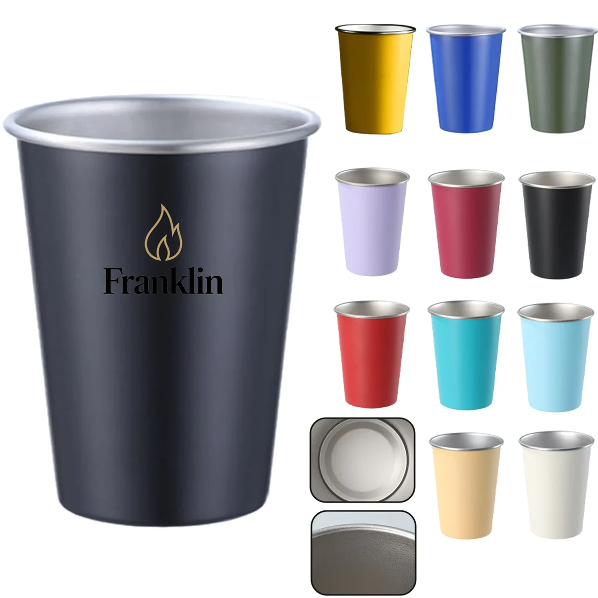 12oz Rolled Edge Tumbler 1