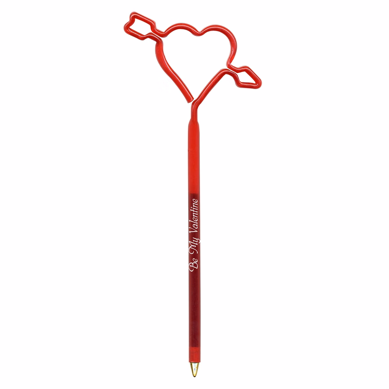 Heart With Arrow Baby Bend, Bent Pen