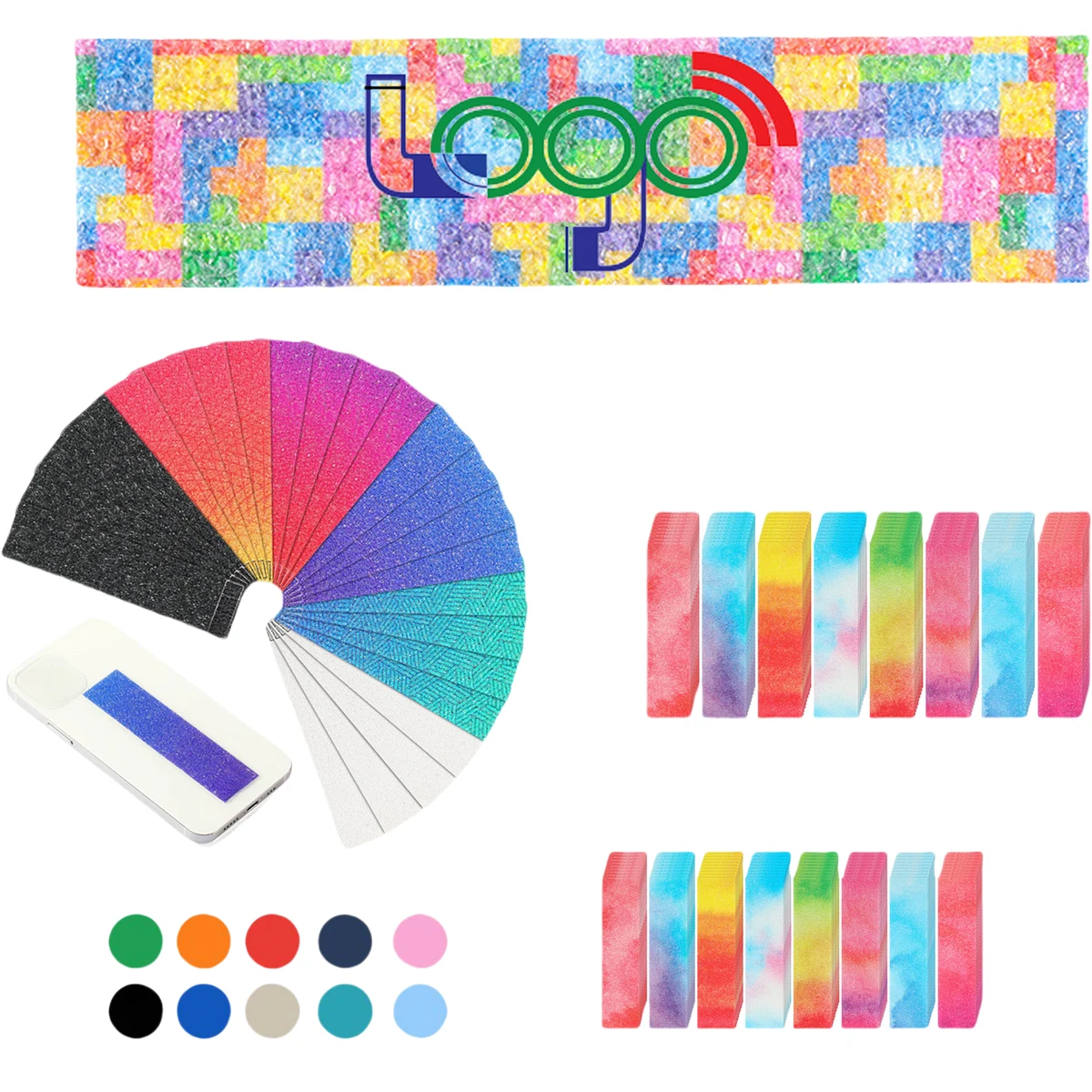Strips Stress Fidget Stickers 1