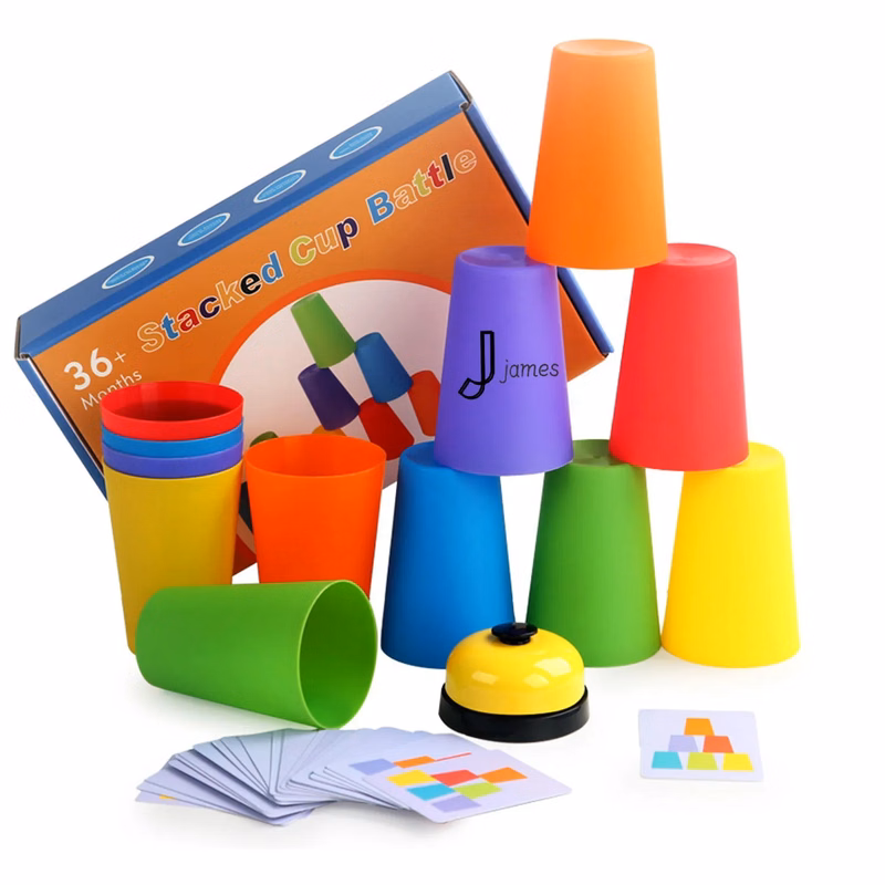 Children Quick Stack Versus Cup Stack