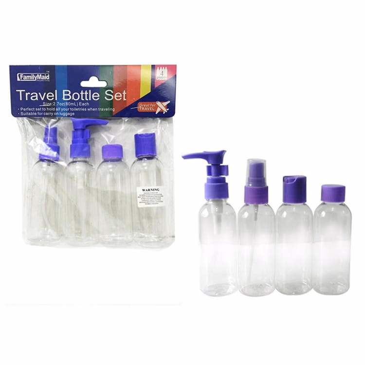 Travel Bottle Sets - 2.7 oz 4 Piece