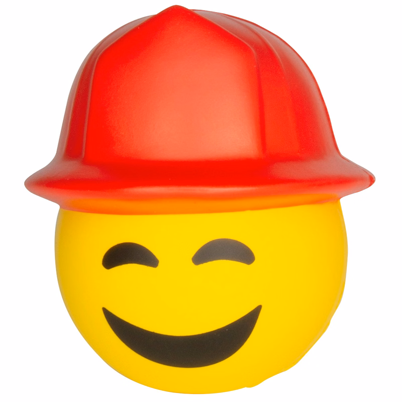Fireman Emoji Hat Stress Reliever