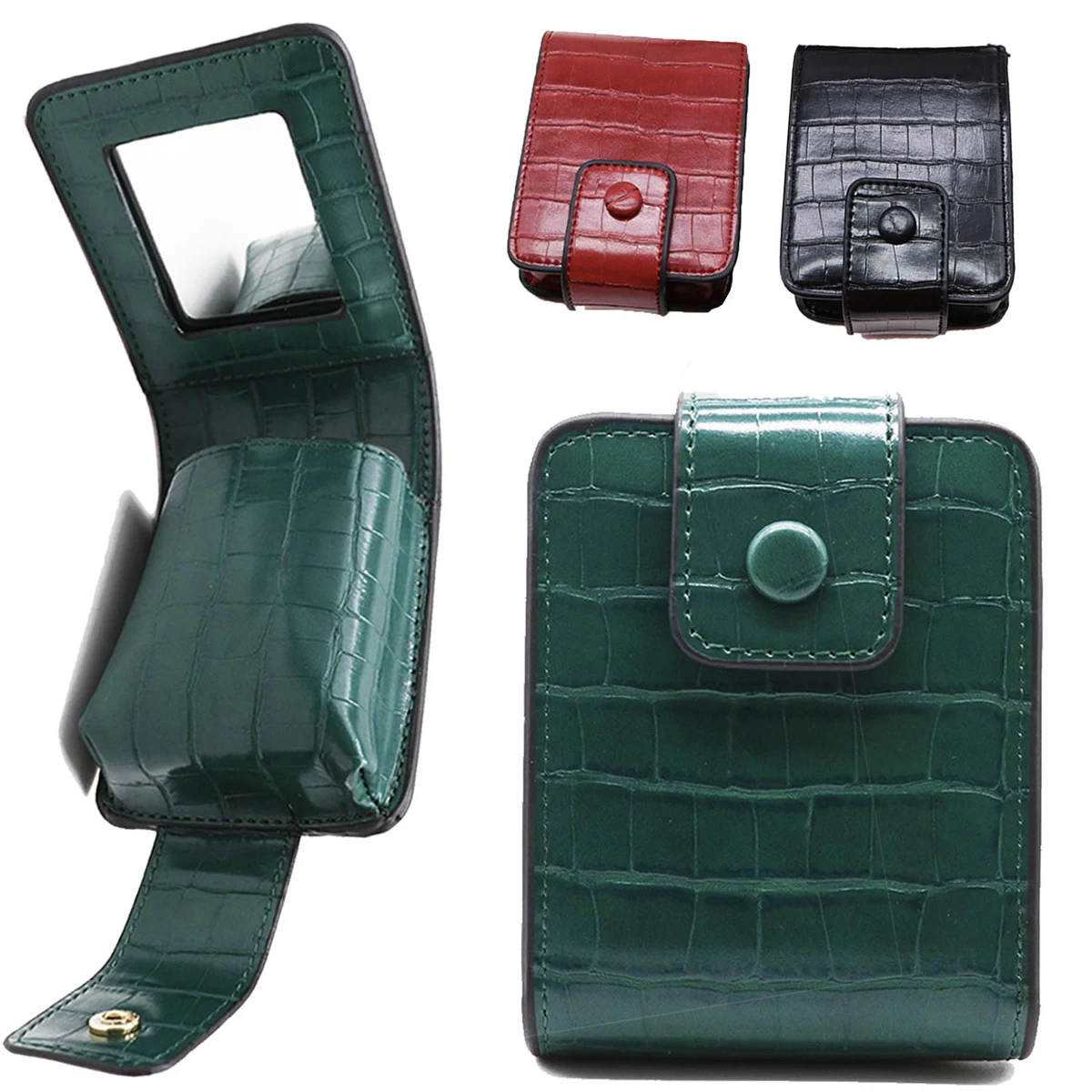 Lipstick Case with Mirror Cute Portable Makeup Bag 1