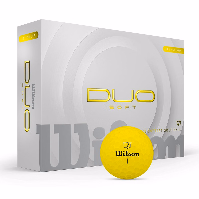 Wilson Duo Soft Yellow Golf Balls