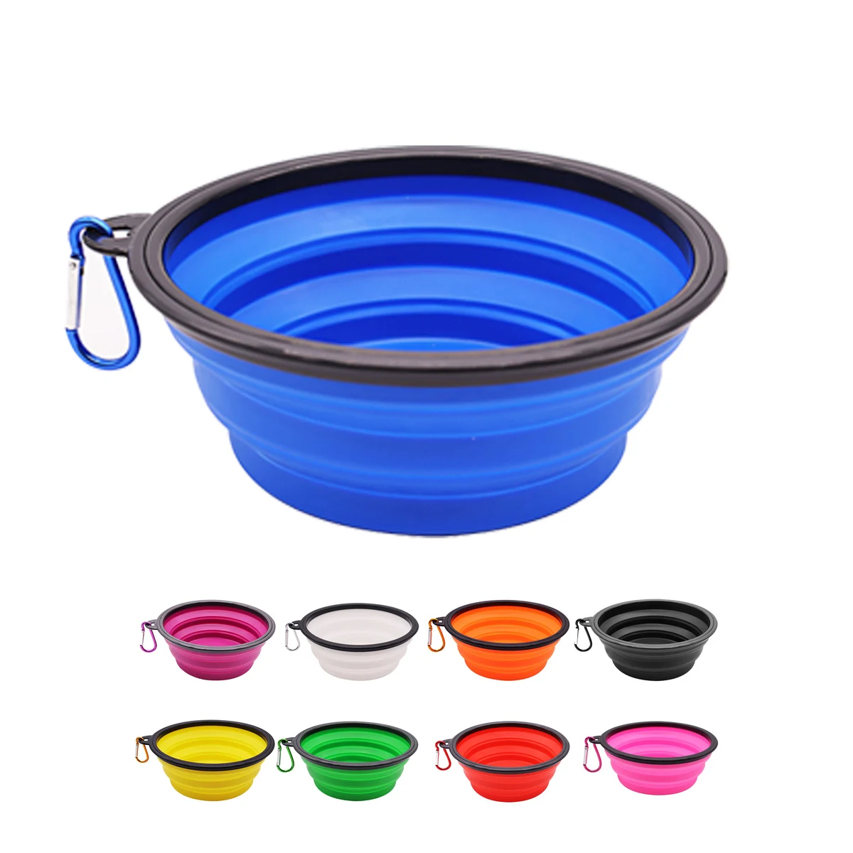 Collapsible Branded Pet Travel Bowl 1