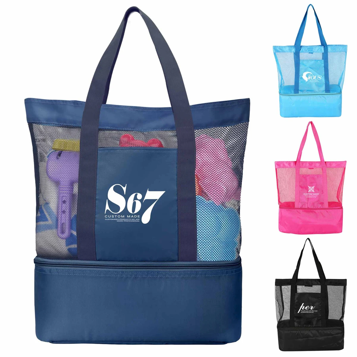 Cooler Insulated Beach Tote Bag 1