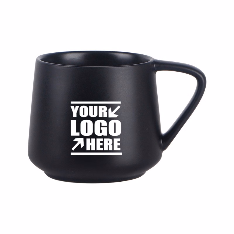 Matte Finish Ceramic Coffee Mug With Wide Belly