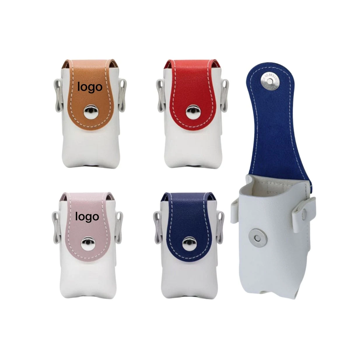 PU Leather Golf Ball Pouch 1