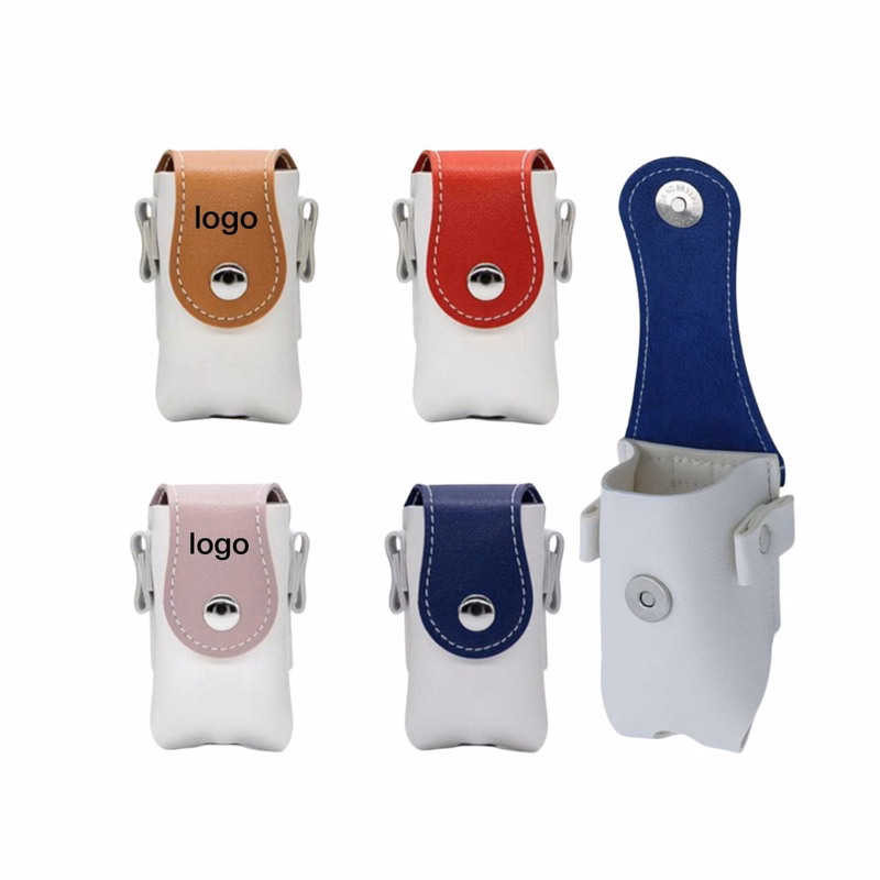 PU Leather Golf Ball Pouch