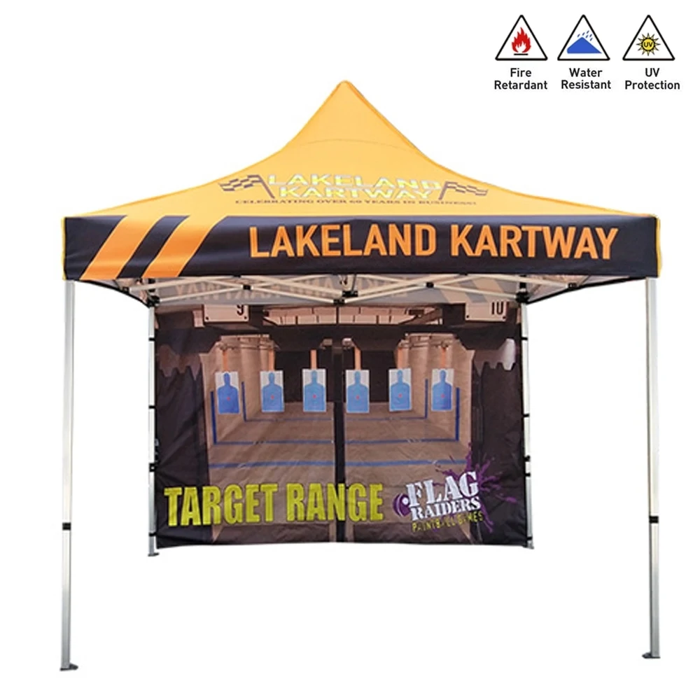 Outdoor Vendor Canopy Tent 10ft x 10ft with Custom Printed 1