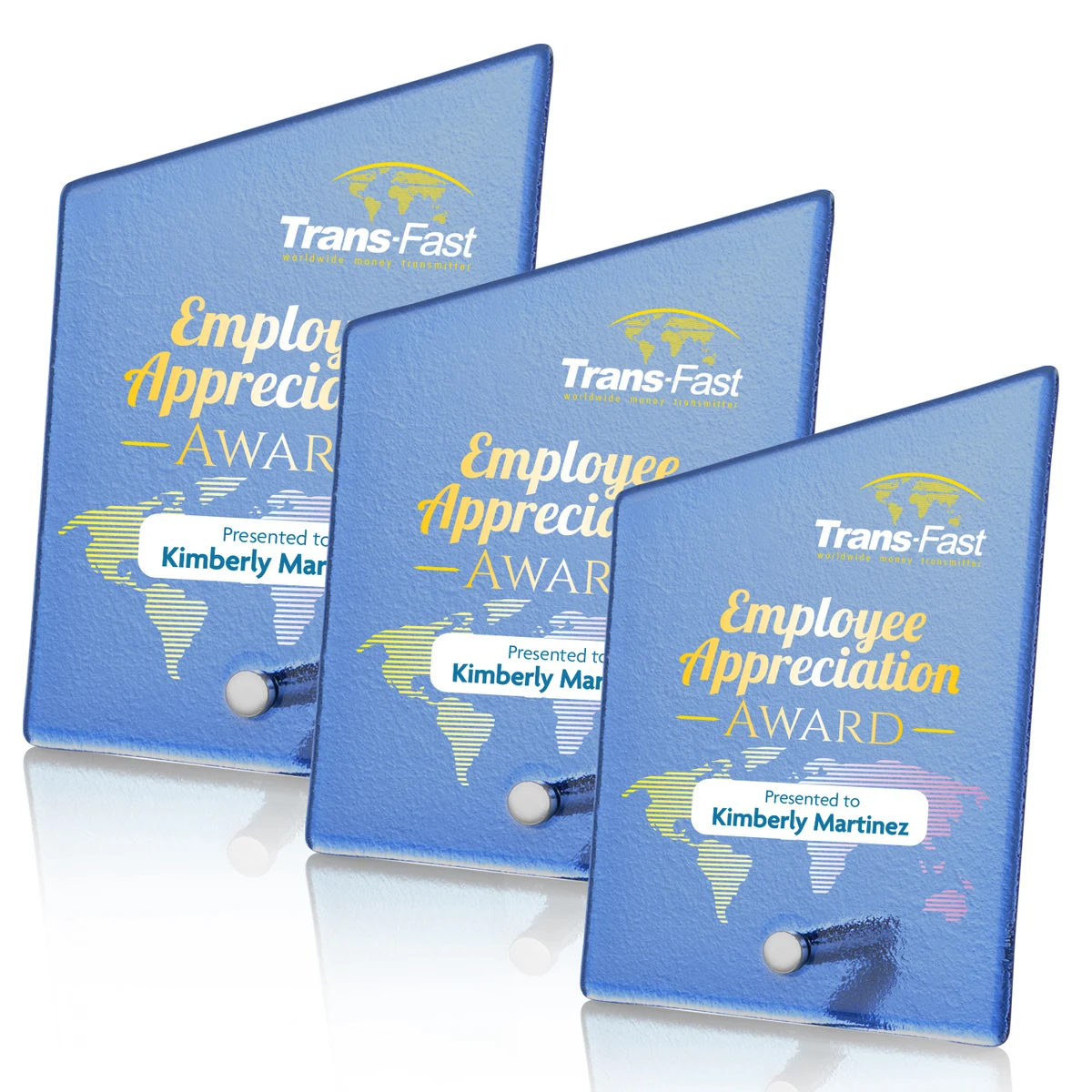 Atchison Blue Slant VividPrint™ Award - Silver 1