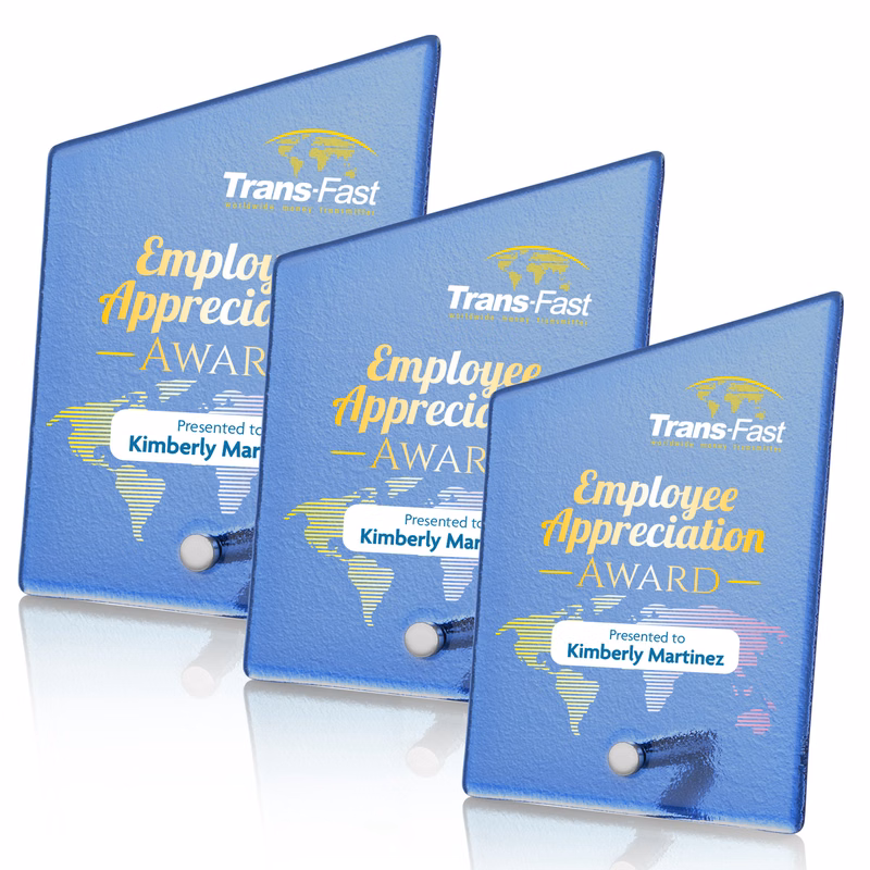 Atchison Blue Slant VividPrint™ Award - Silver