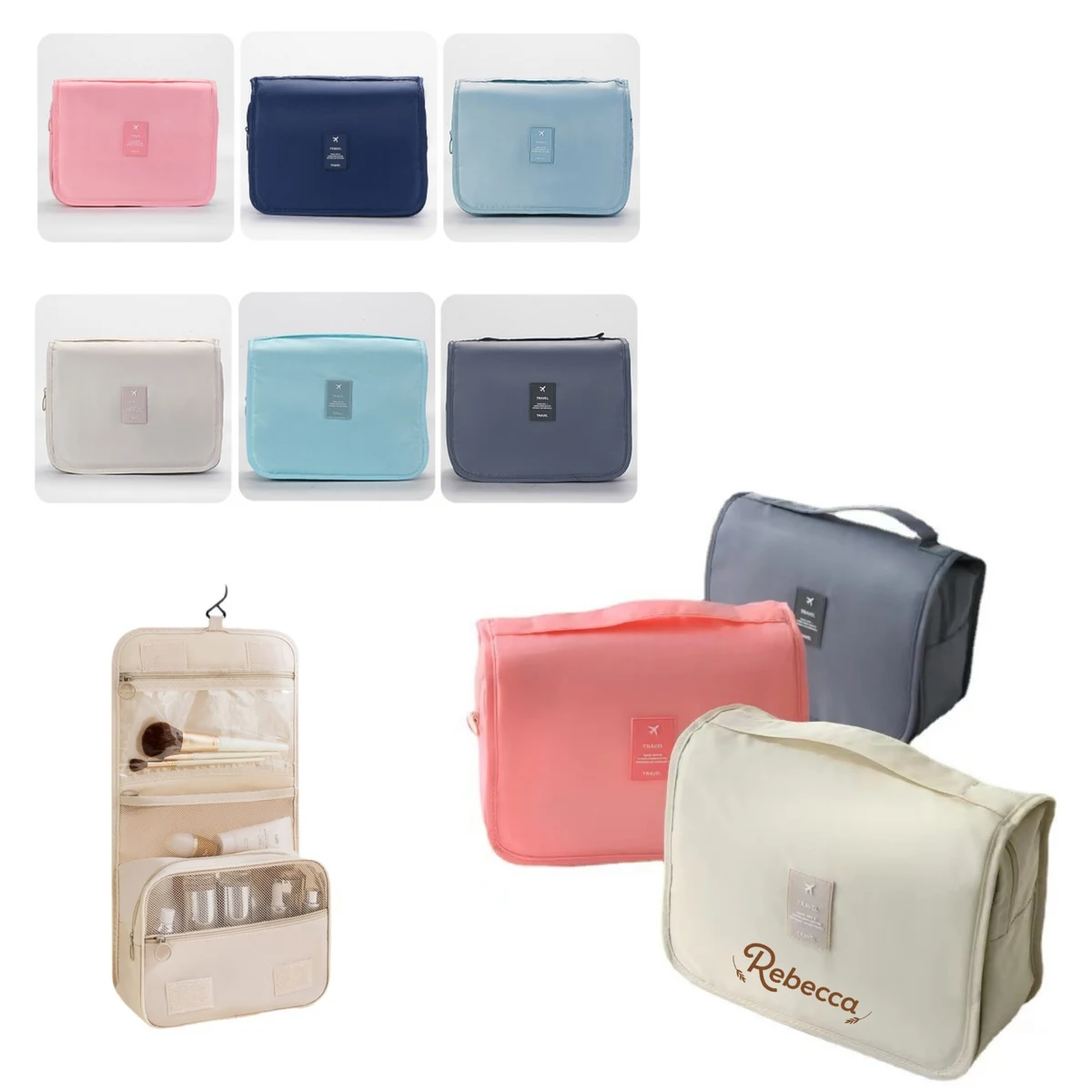 Customized travel hook wash bag 1
