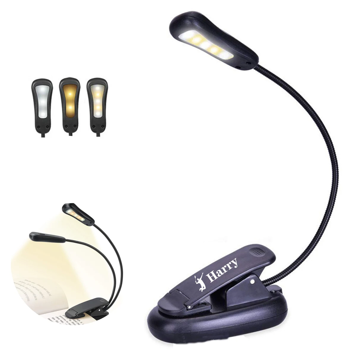 5 Led Rechargeable Book Light 1